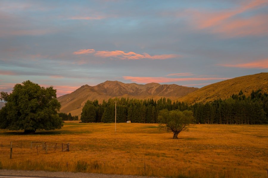 Photo photographing rural landscapes