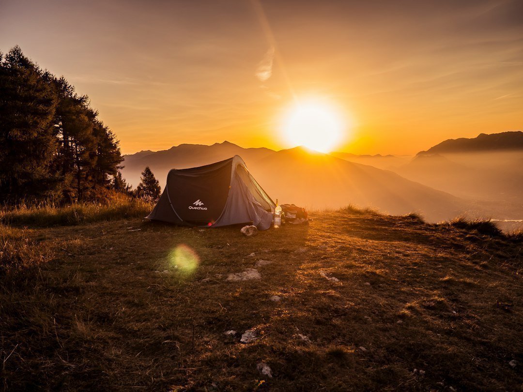 Photo camping expedition