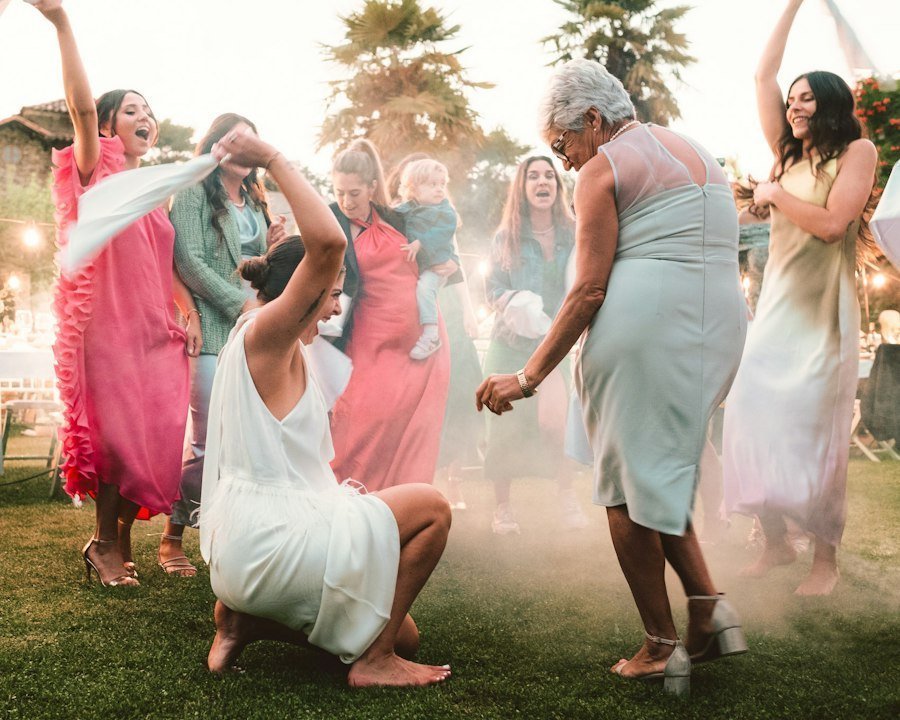 outdoor family party