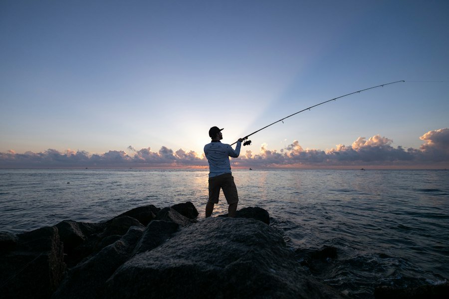 Photo fishing vacation